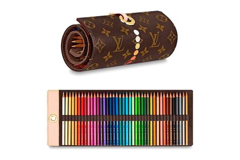 lv pencil case|louis vuitton notebook case.